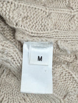 Hoss Beige Wool-Blend Knitted Cardigan - AU10/12