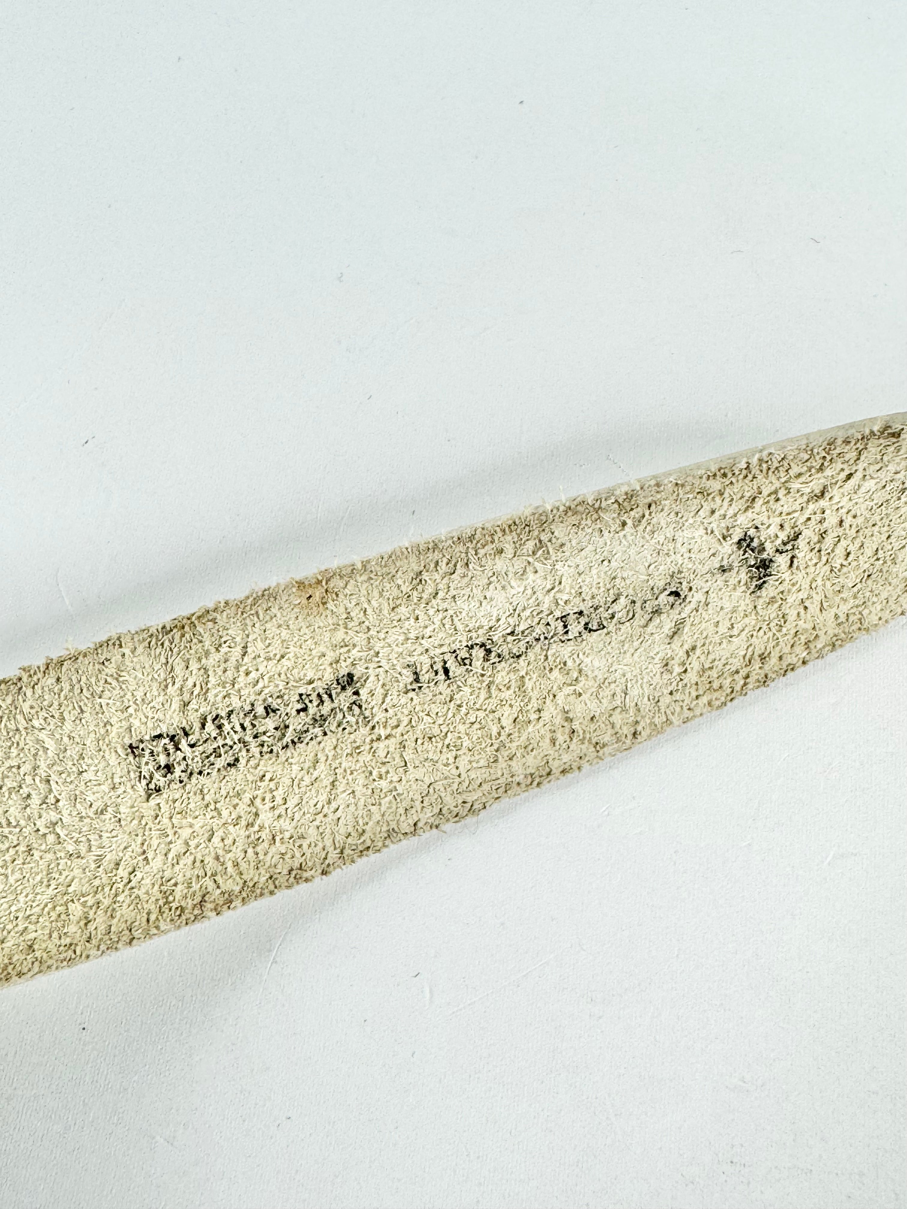 Vintage Sportscraft White Belt