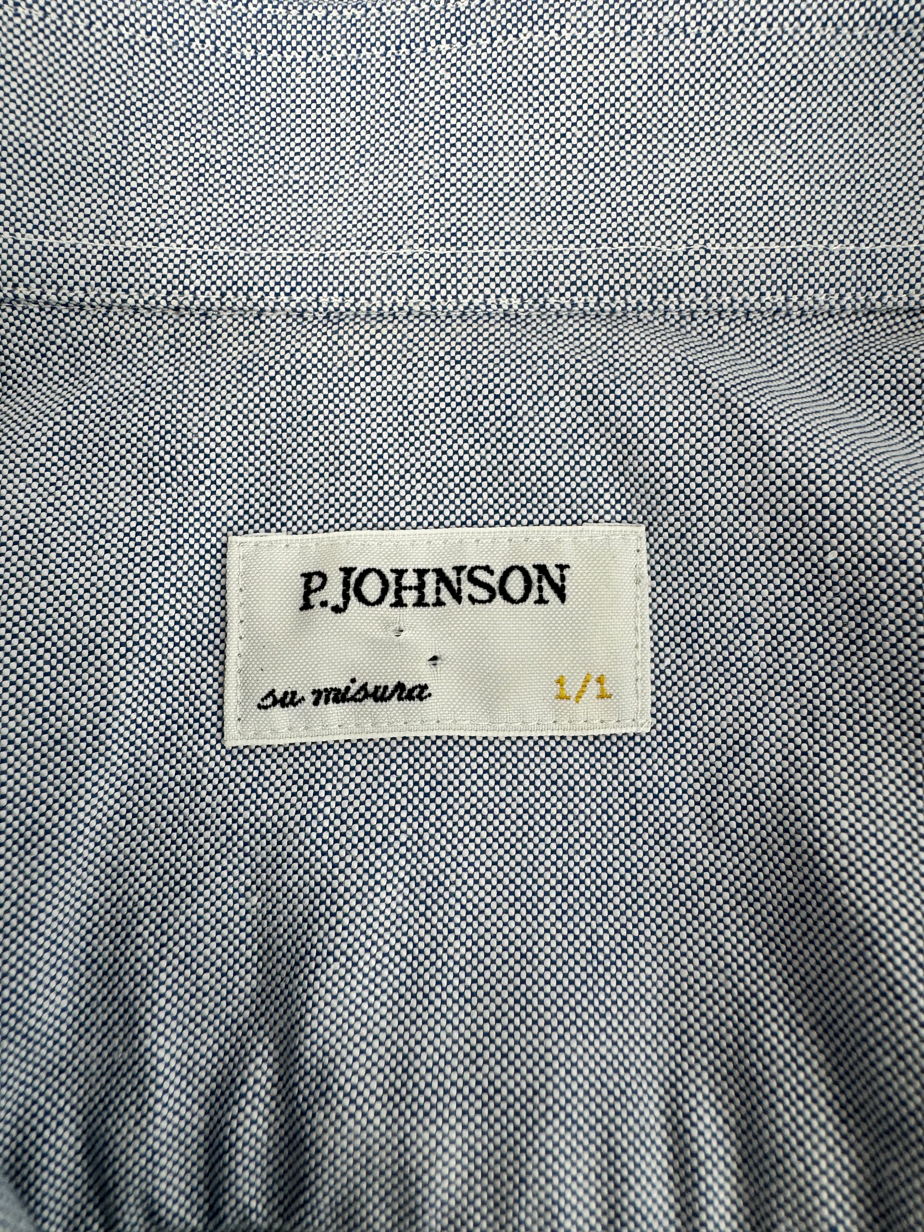 P Johnson Light Blue Cotton Shirt - AU8/10