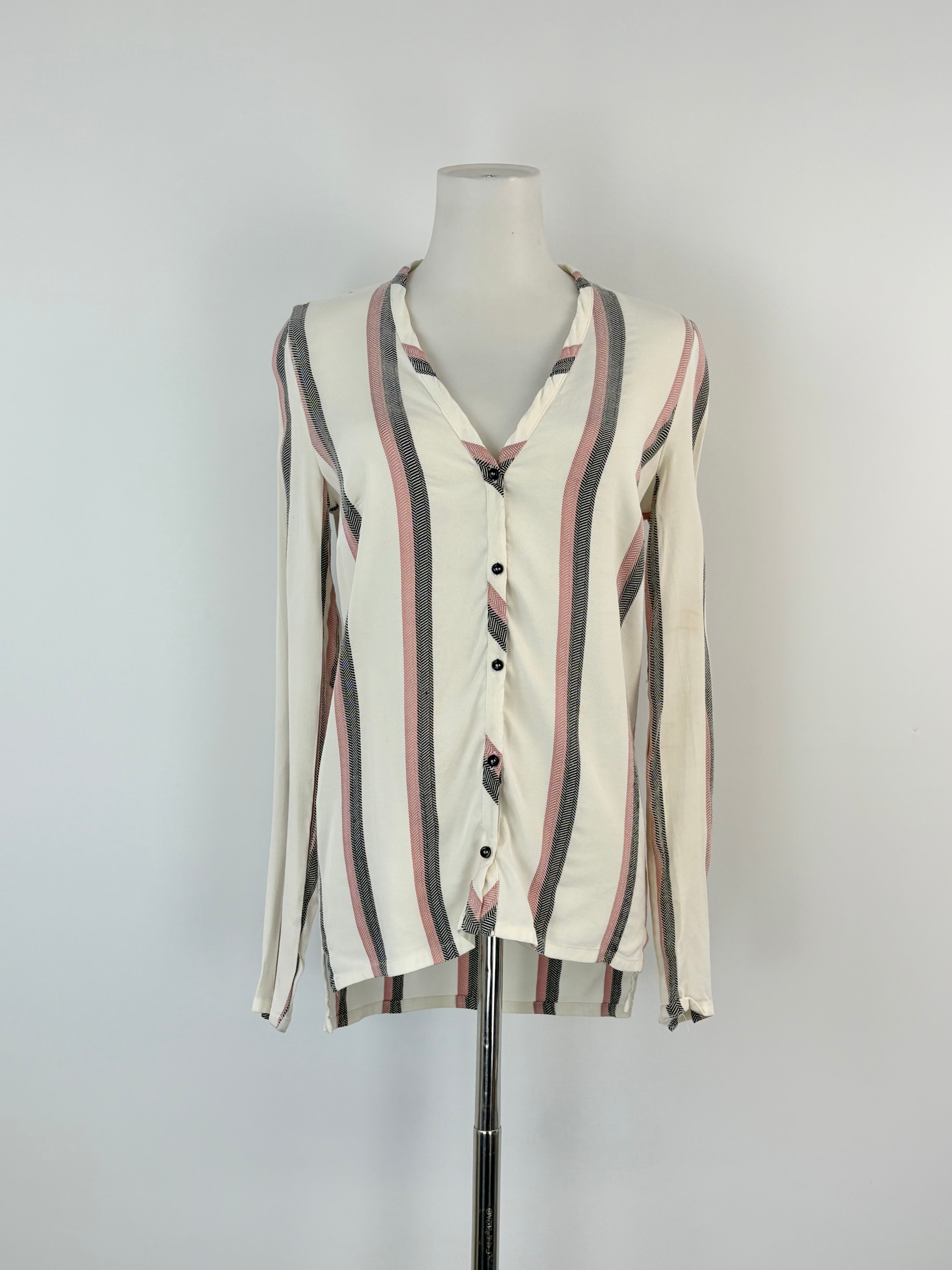 Maje White Striped Tunic - AU8