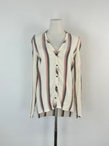 Maje White Striped Tunic - AU8