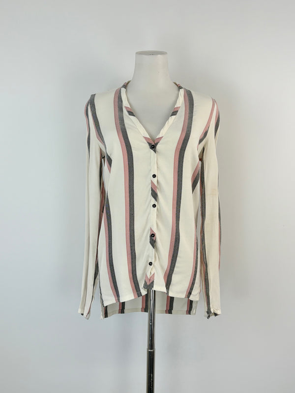 Maje White Striped Tunic - AU8