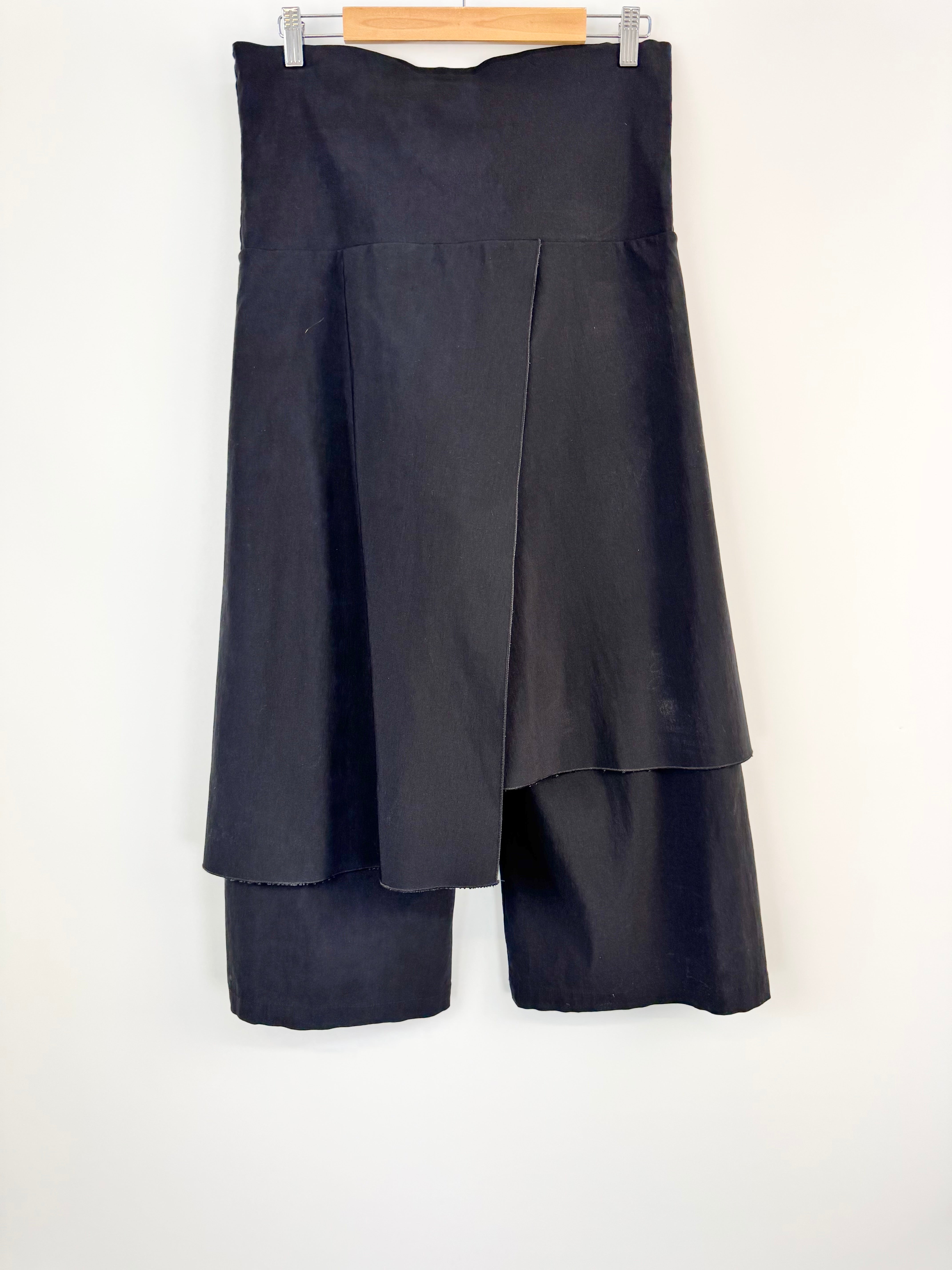 Roxanne Black High Waisted Fisherman Style Trousers - AU14