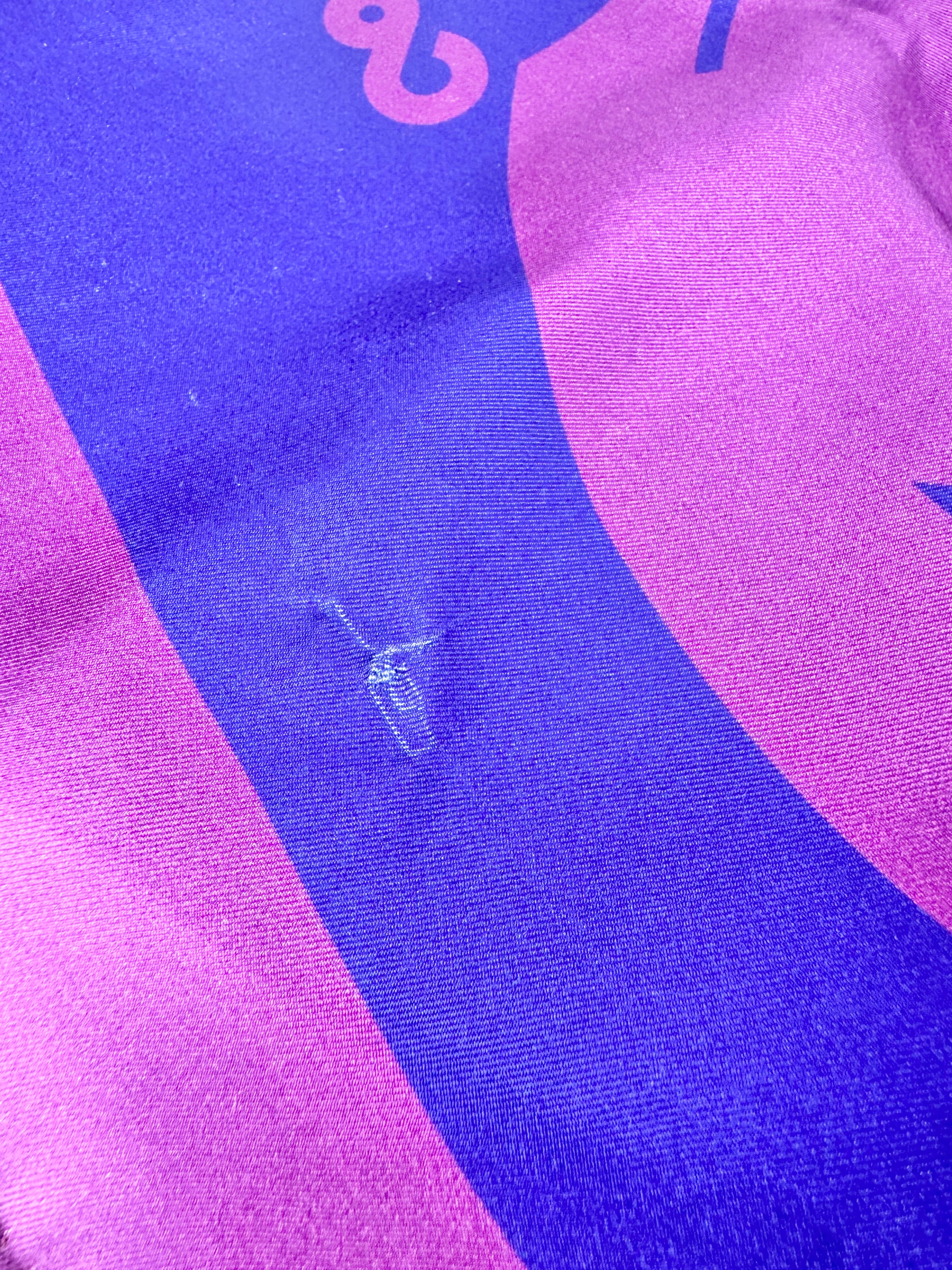 Deadly Ponies Depths of Desire Azurite Silk Scarf NWT