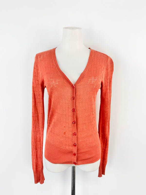 Gorman Saffron SIlk & Cotton Cardigan - AU8