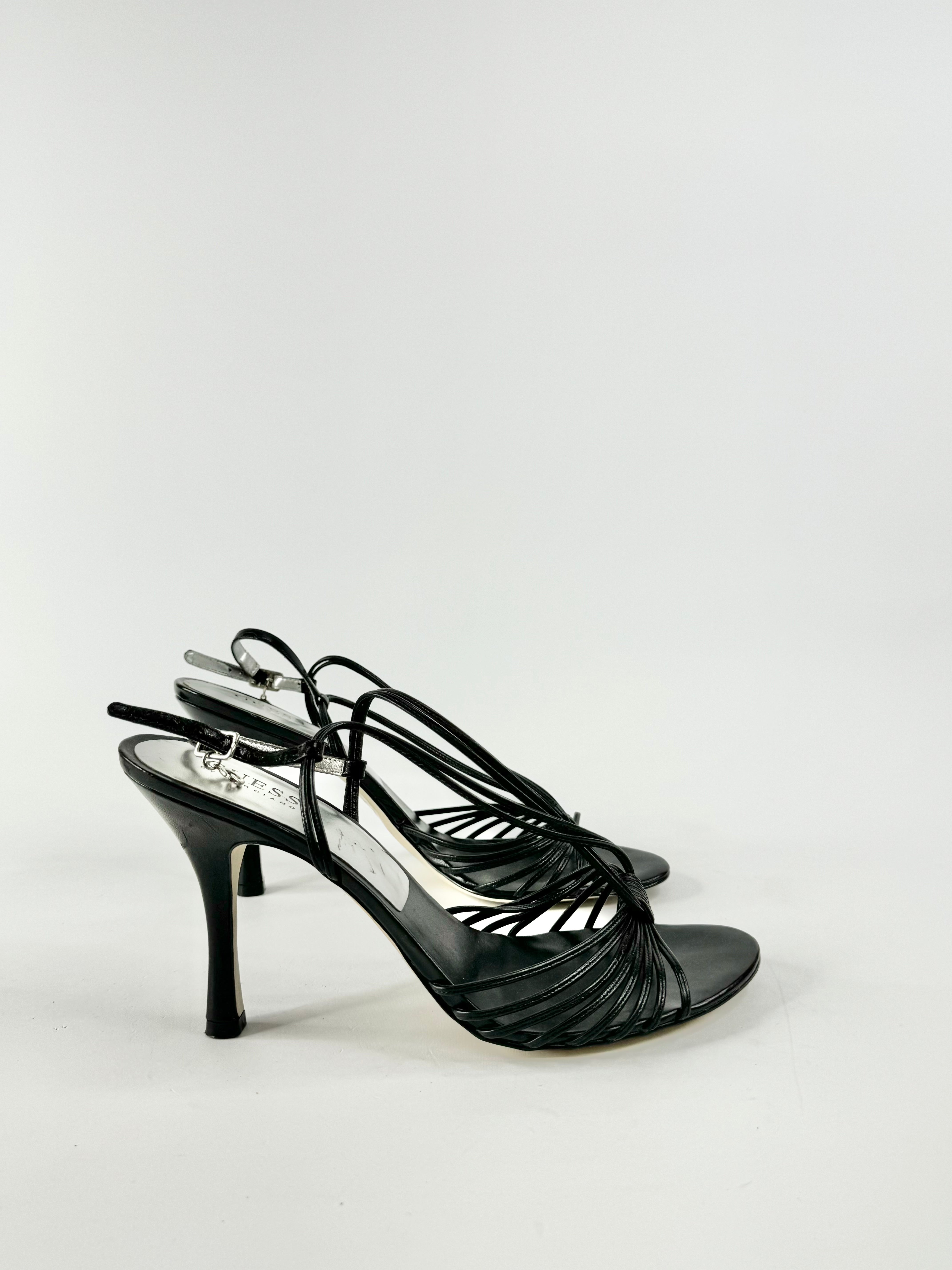 Guess by Mariano Black Strap Stilettos - EU40