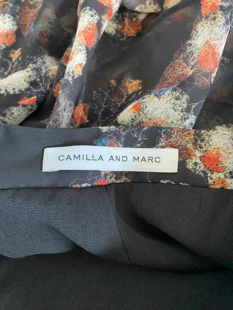 Camilla + Marc Black Tiered ‘Clio’ Miniskirt- AU6
