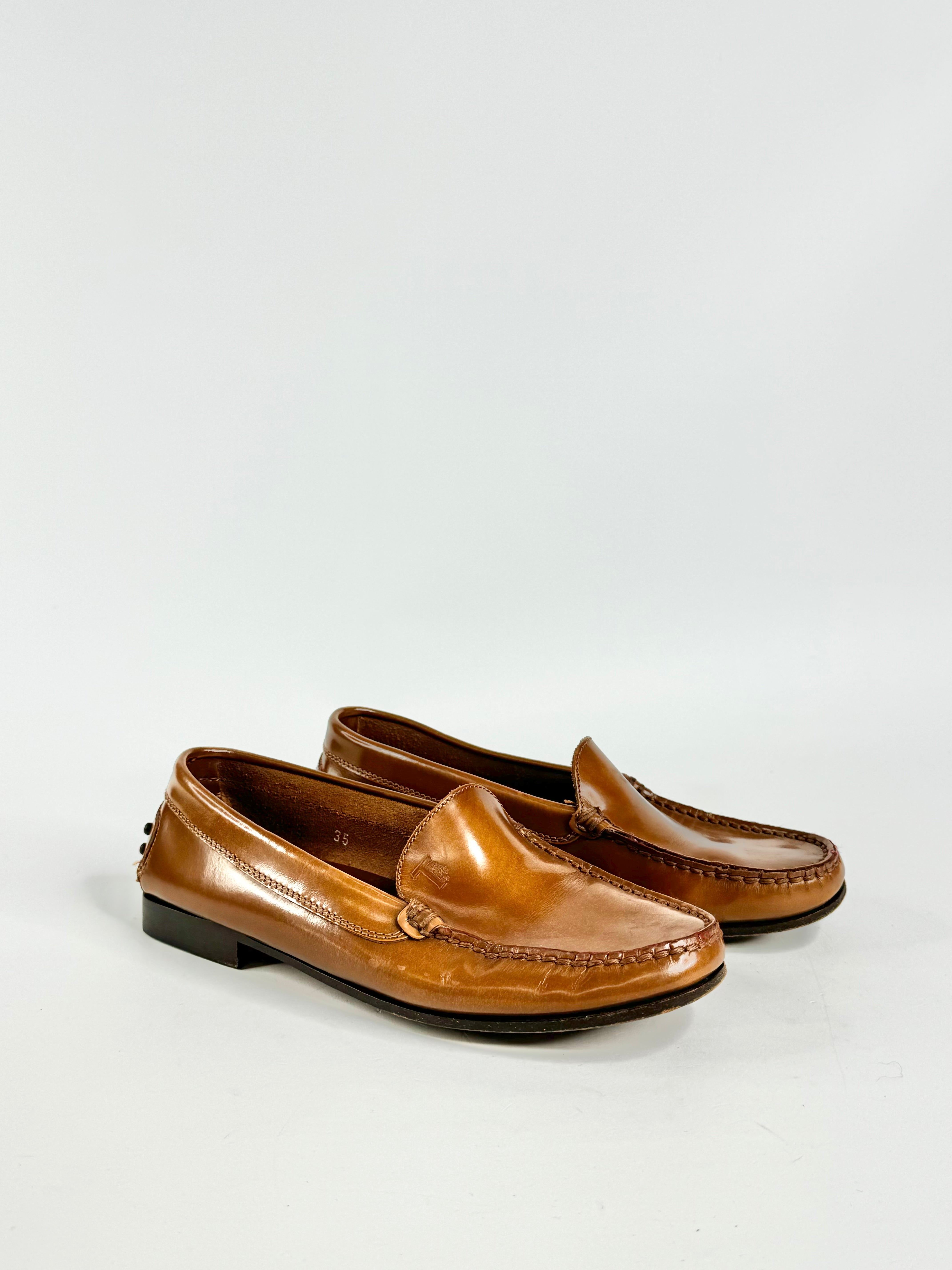 Tod's Toffee Loafers - EU35
