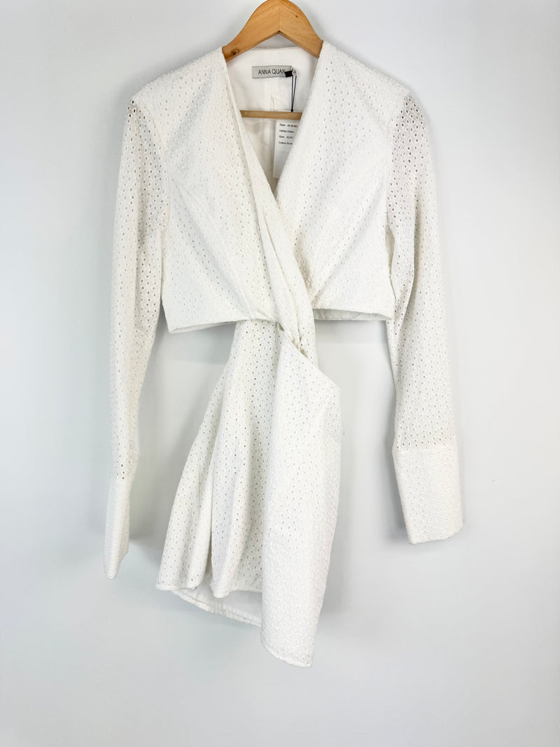Anna Quan White Broderie Anglaise 'Harley' Dress NWT - AU10