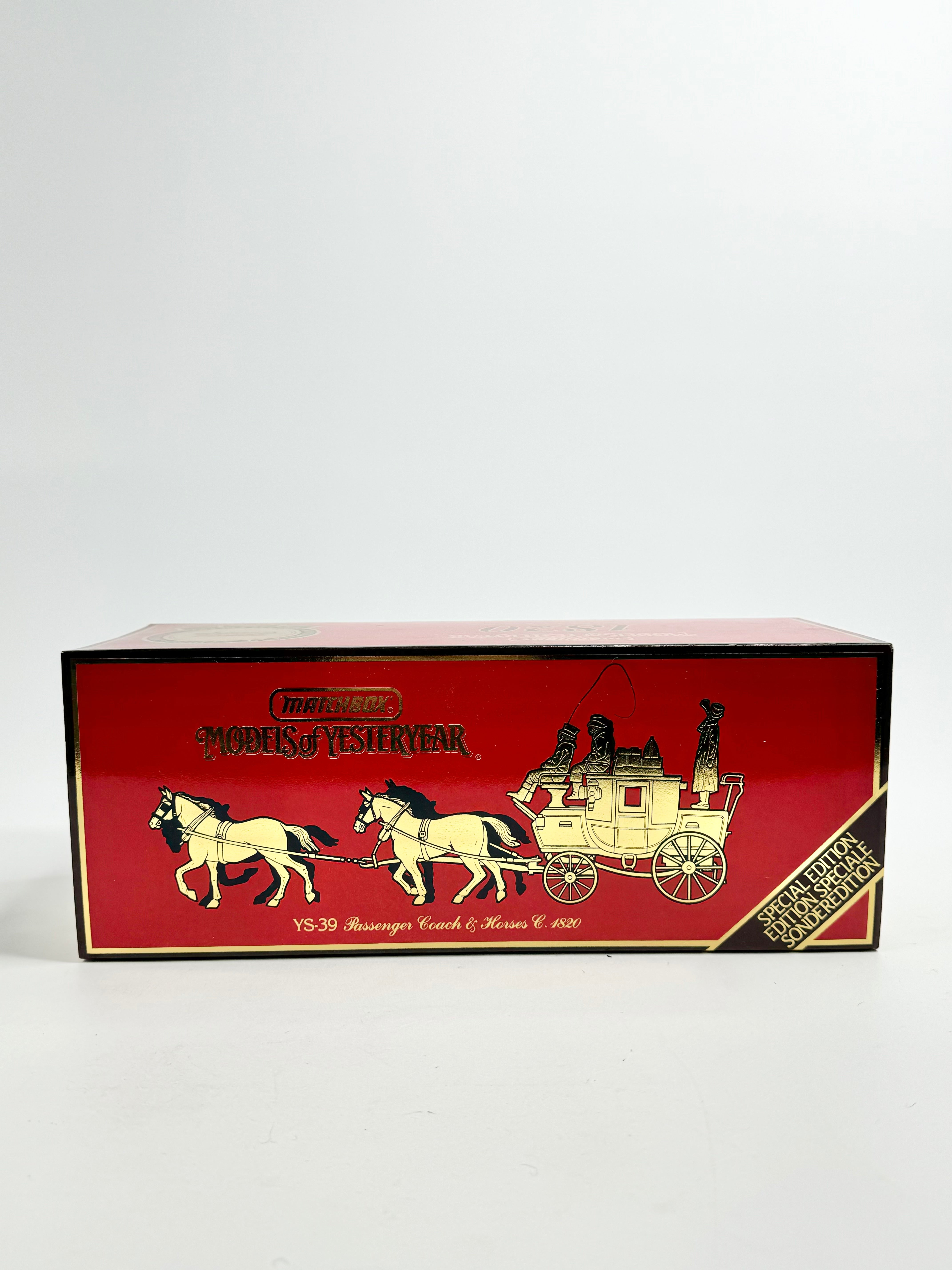 Matchbox Models of Yesteryear 1820 Horse & Carriage - NWT