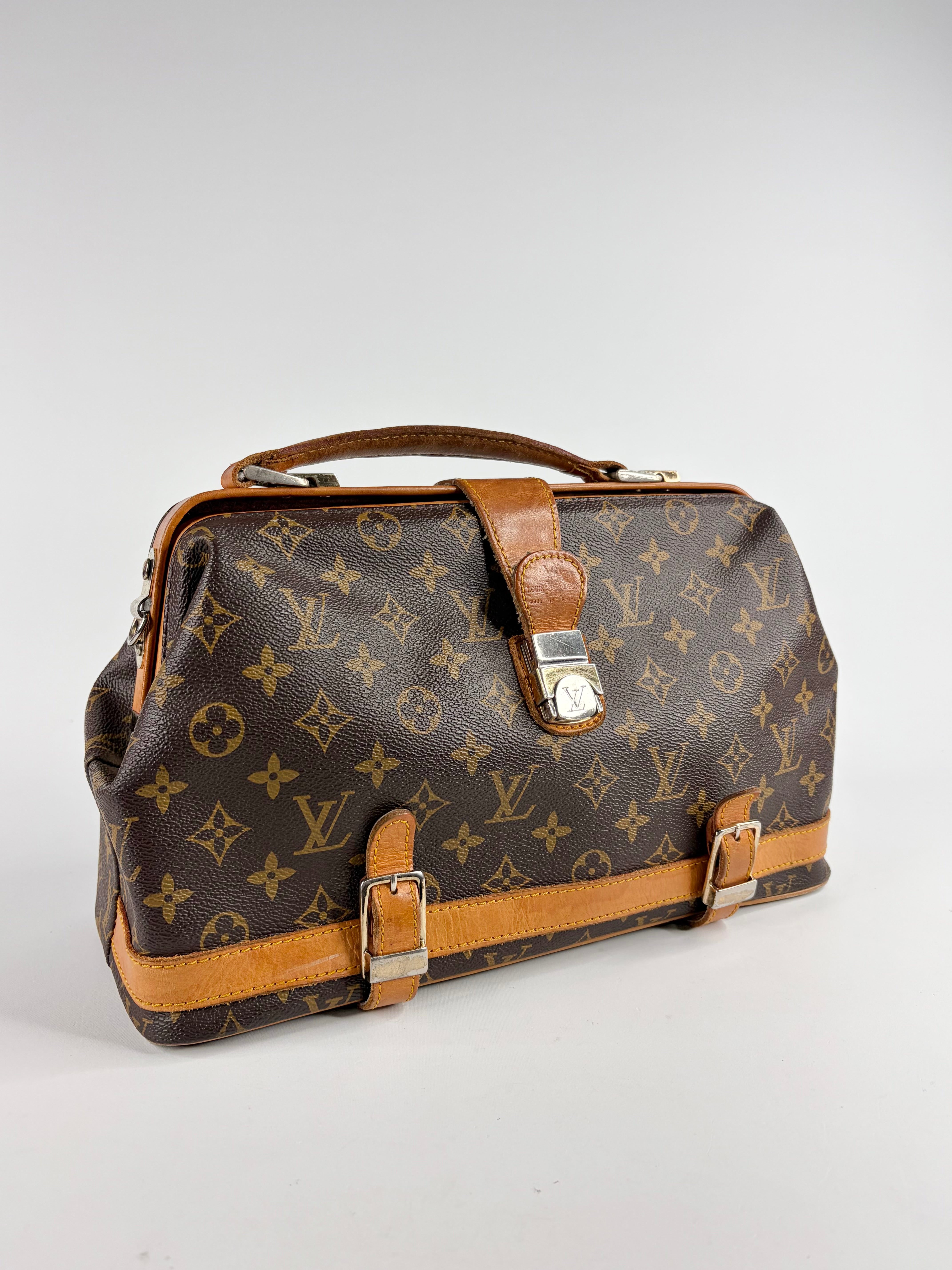 Vintage 1970s Louis Vuitton Monogrammed Doctors Bag