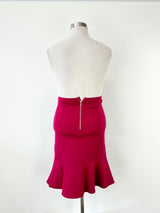 Alannah Hill Raspberry 'I Want You Skirt'  Pencil Skirt - AU12