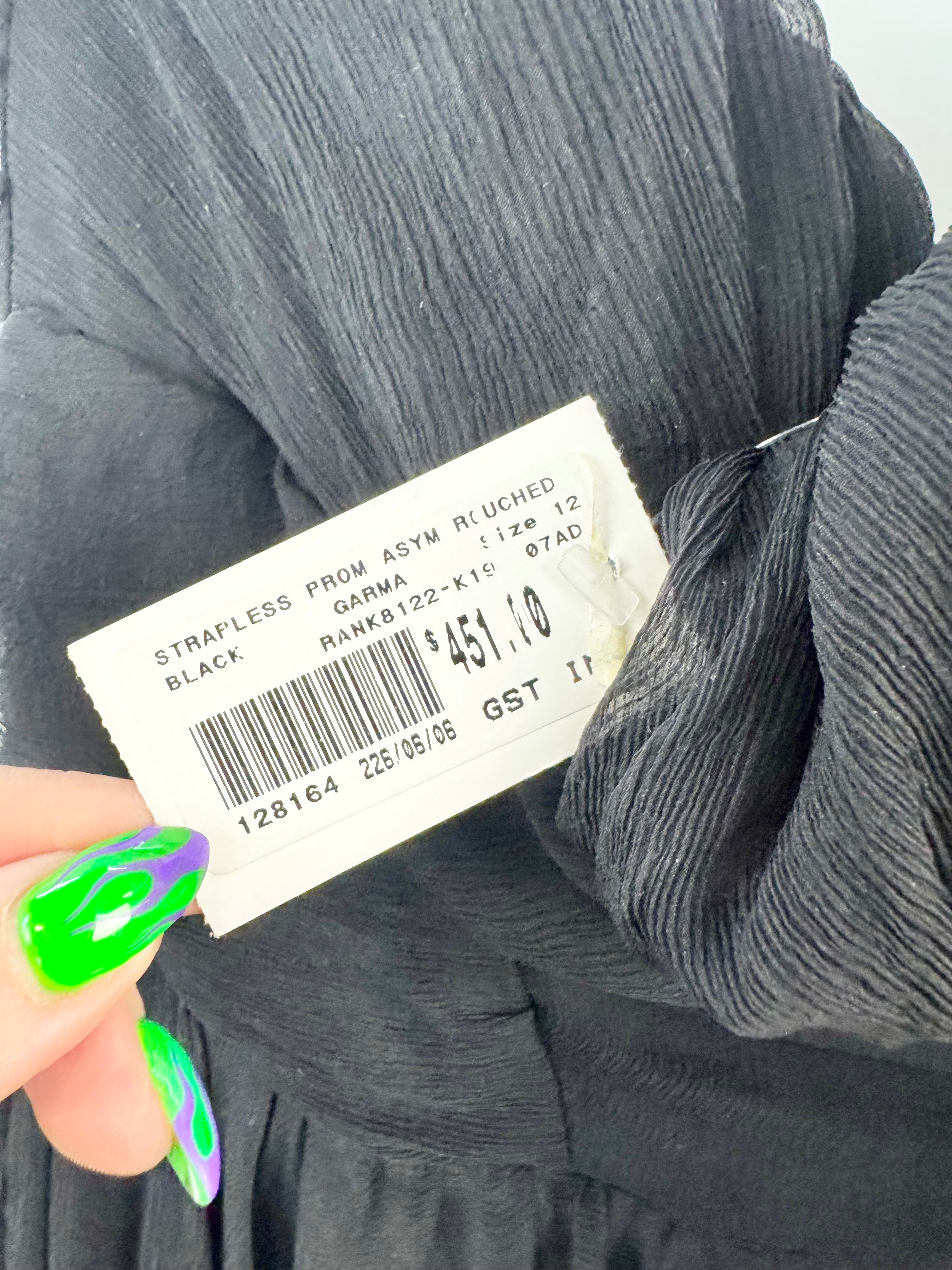 Eileen Kirby Strapless Silk Dress NWT - AU12