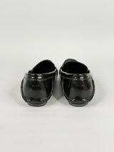 Bally Patent Black Leather 'Diadem' Horsebit Loafers - EU37