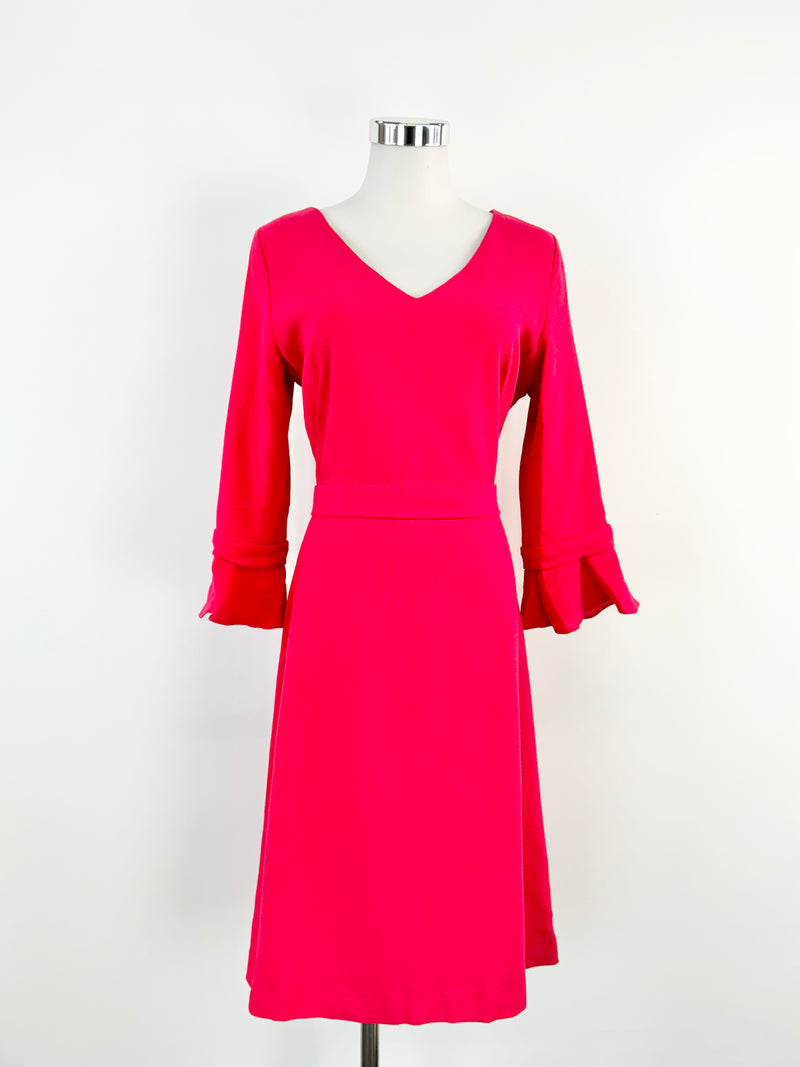 Goat 'Chiara' Raspberry Wool Dress NWT - AU12