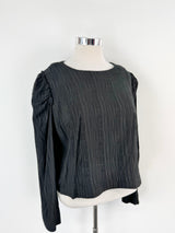 Nom*d Black Long Sleeve Blouse - AU12