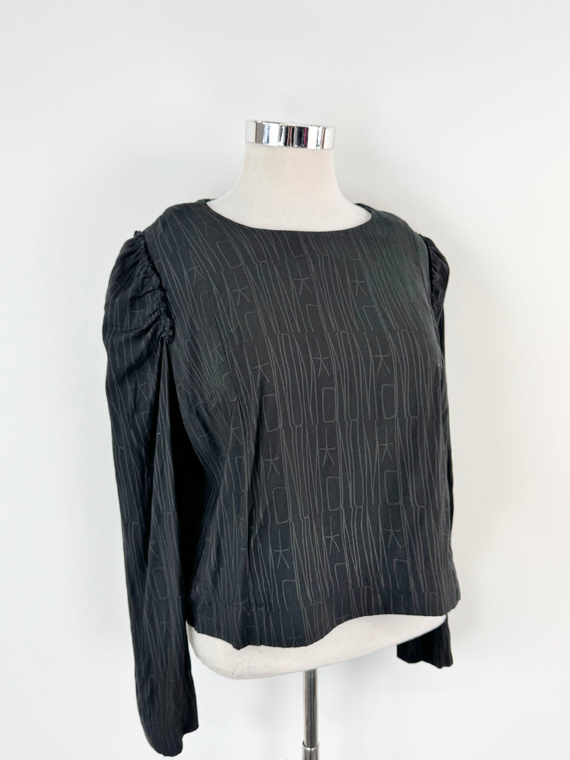 Nom*d Black Long Sleeve Blouse - AU12