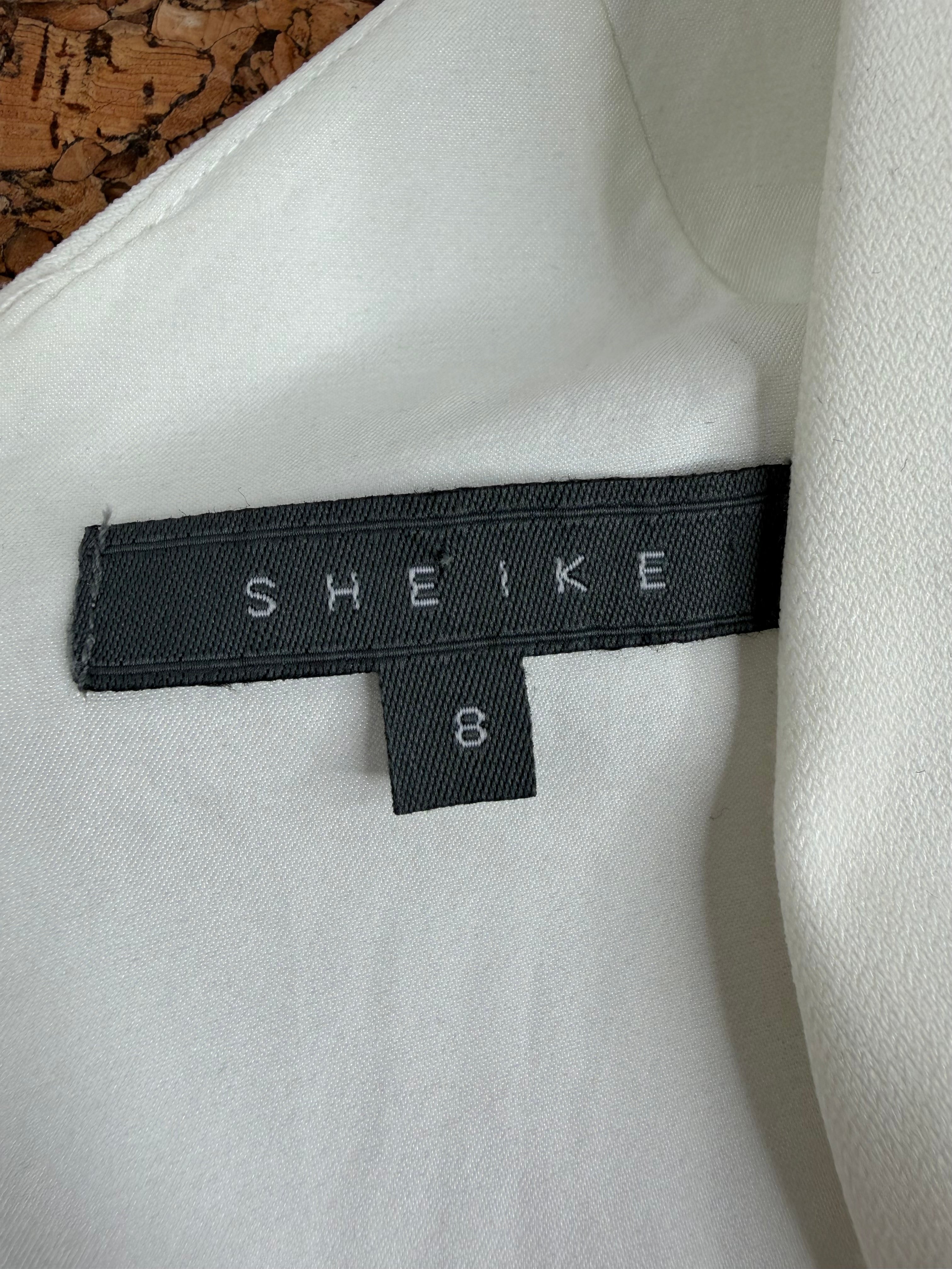 Sheike Marble Effect Empire Waist Dress - AU8
