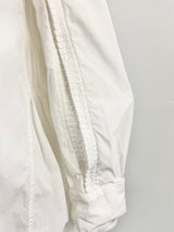 Alexander McQueen White Cotton Tiered Blouse - AU10/12