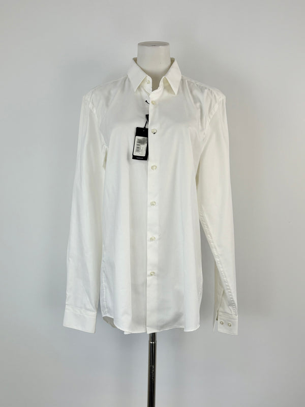 Boss Hugo Boss White Slim-Fit Shirt - 40