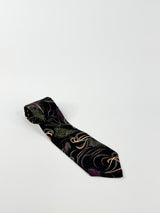 Christian Dior Monsieur Purple & Black Tie
