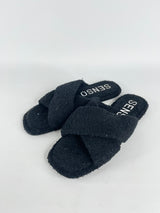 Senso Black 'Inka IV' Slides - EU40