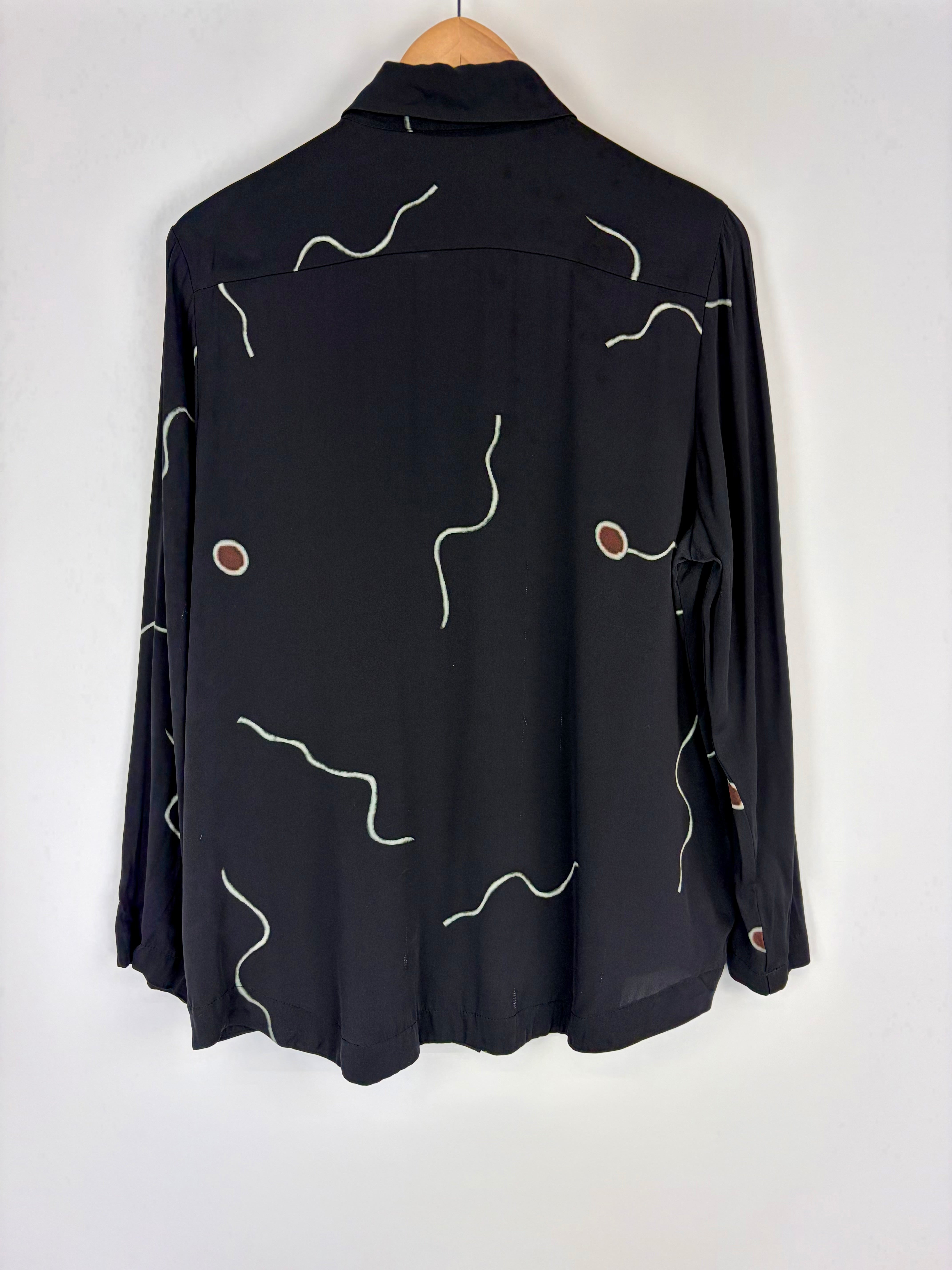 Ngali Silk 'Anmanari' Print Shirt - AU10/12