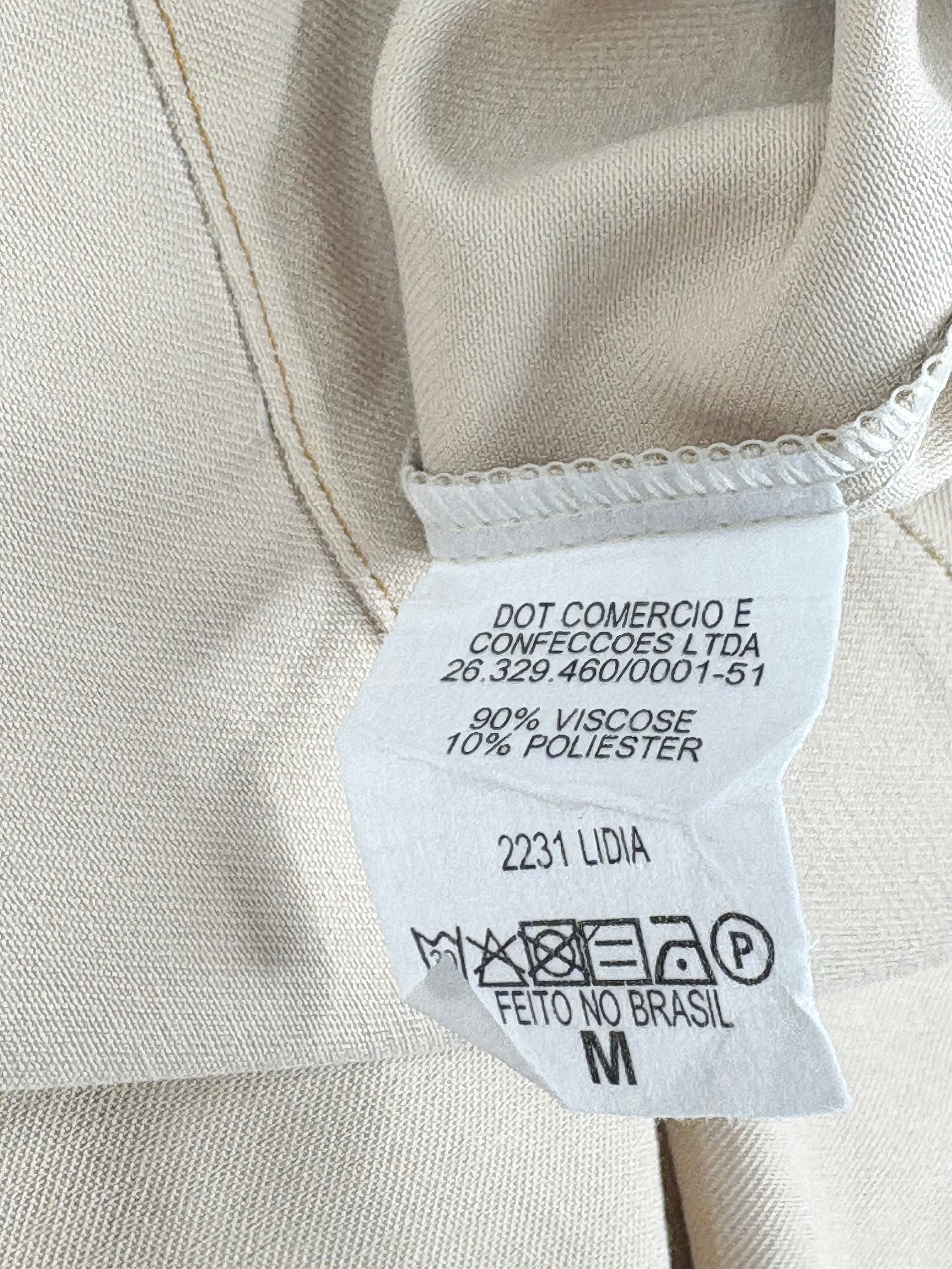 Dot. the Label Beige Crop Top & Pants Set - AU10