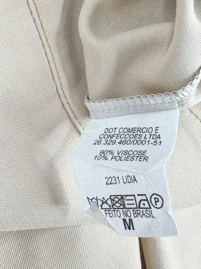Dot. the Label Beige Crop Top & Pants Set - AU10