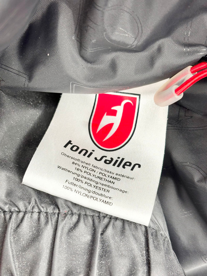 Toni Sailer Red & White Padded Ski Jacket - M