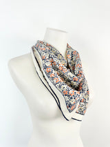 Vintage Jaeger London Microfloral Silk Scarf