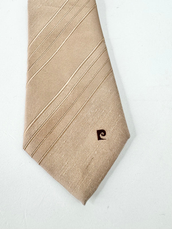 Vintage Pierre Cardin Taupe Tie