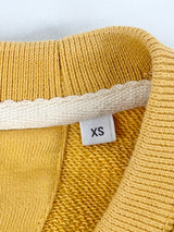 Saturdays NYC Mustard & Black Circles Crew Neck Sweater - XS
