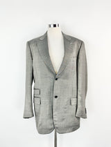 Lanificio F. LLi Cerruti Grey Silk & Wool Blend Suit - 54R