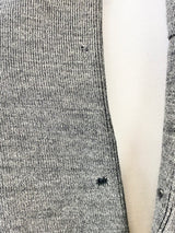 Giorgio Armani Grey Wool Blend Blazer - 42