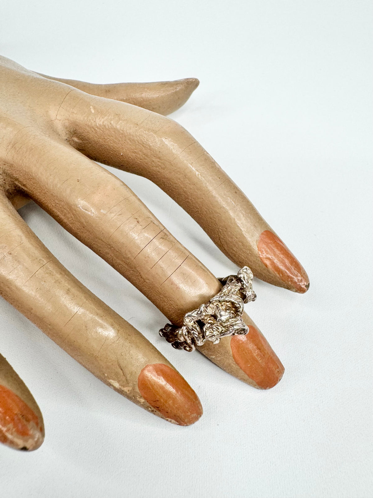 Silver Abstract Ring
