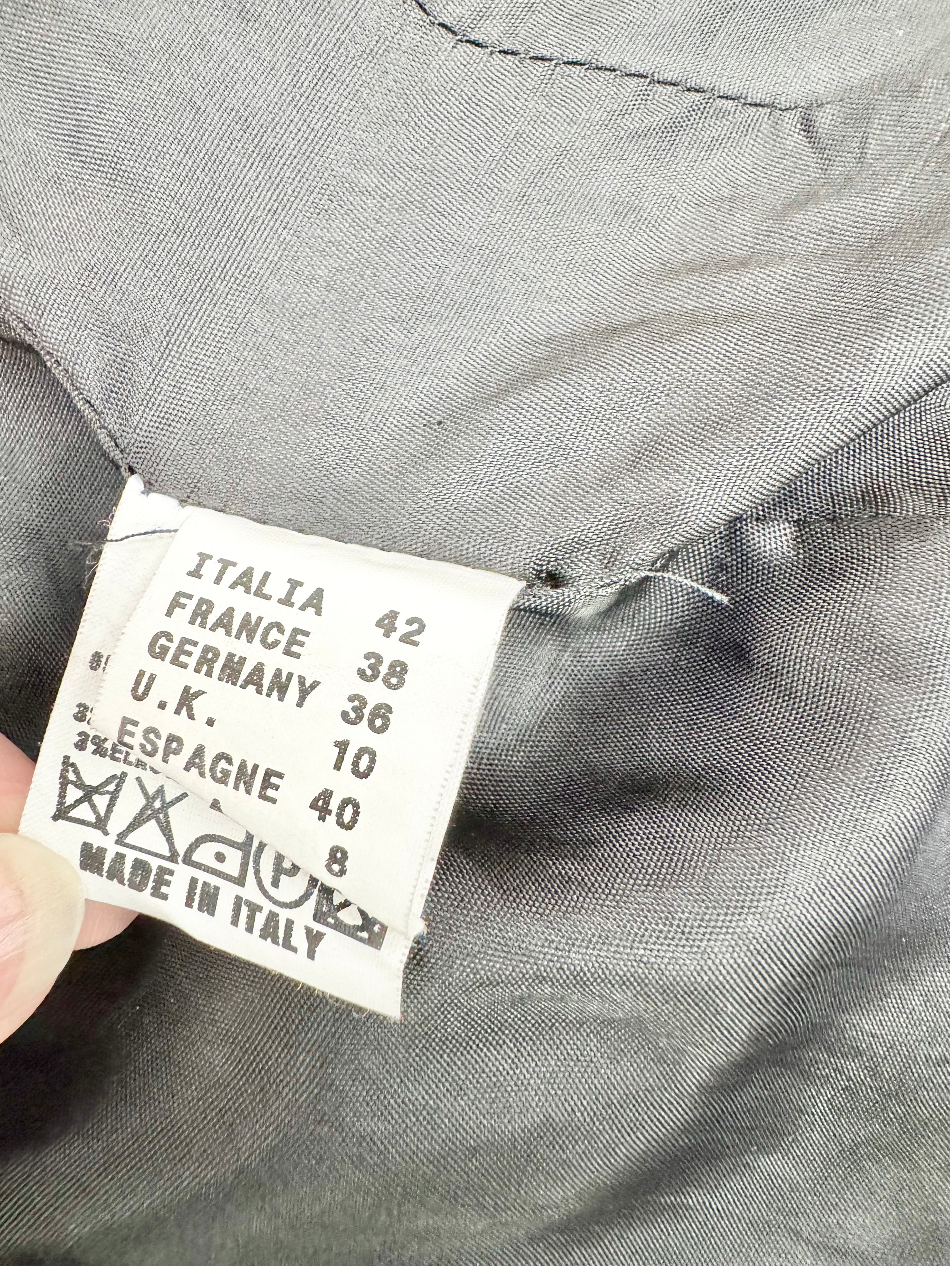 Alysi Black Cotton Blend Jacket - AU10