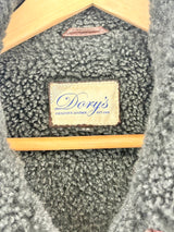 Dory's Genuine Leather Mahogany Shearling-Lined Jacket - 52