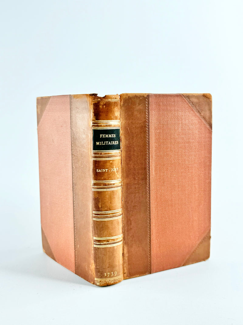 Antique French 1739 Femmes Miltaires - Louis Rustaing de Saint-Jory