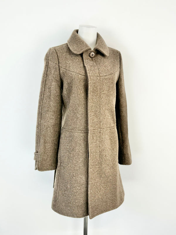 Vintage PAM Peat Brown Wool Coat  - AU10