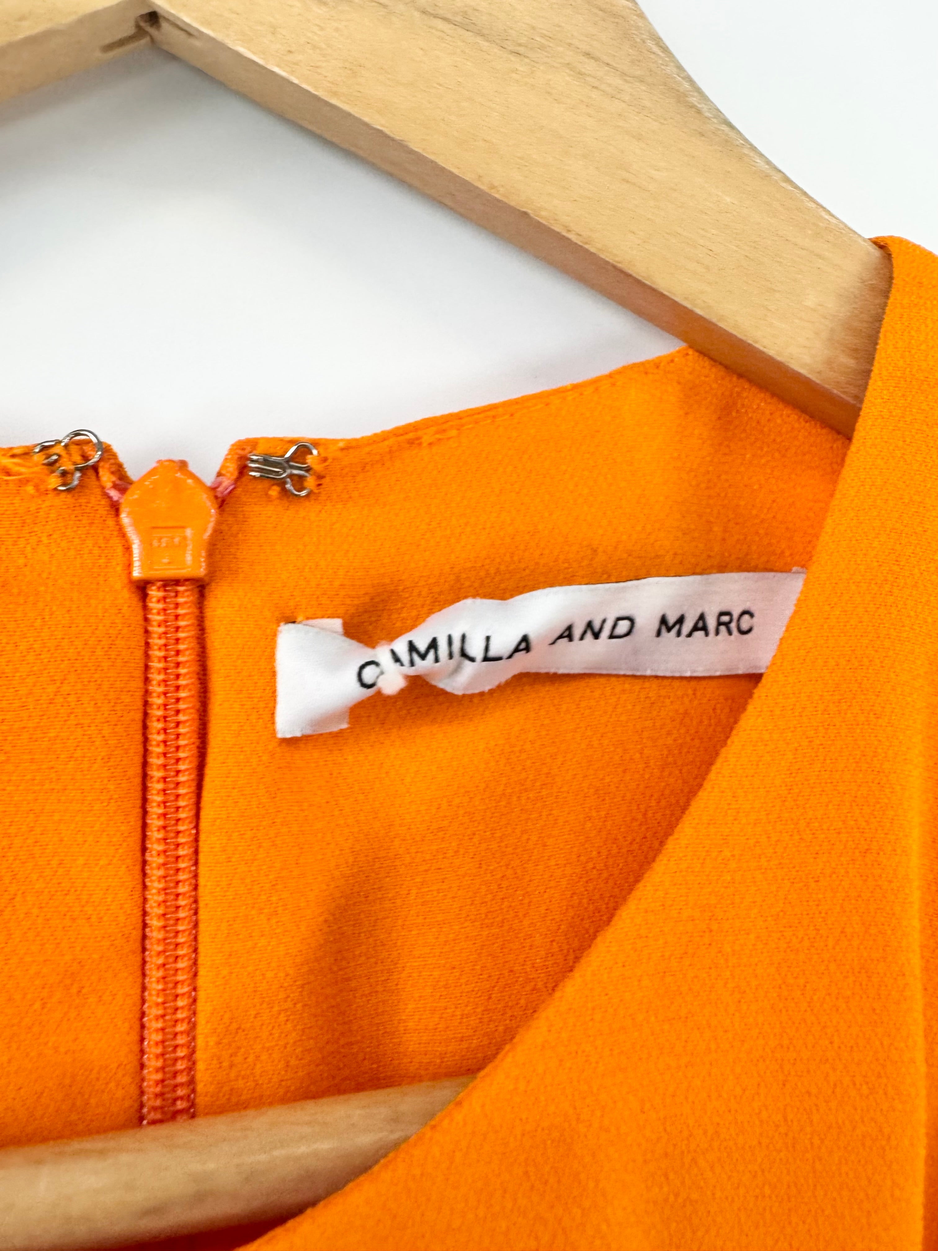 Camilla & Marc Marigold 'Ninth Wave' Sleeveless Tie Dress - AU8