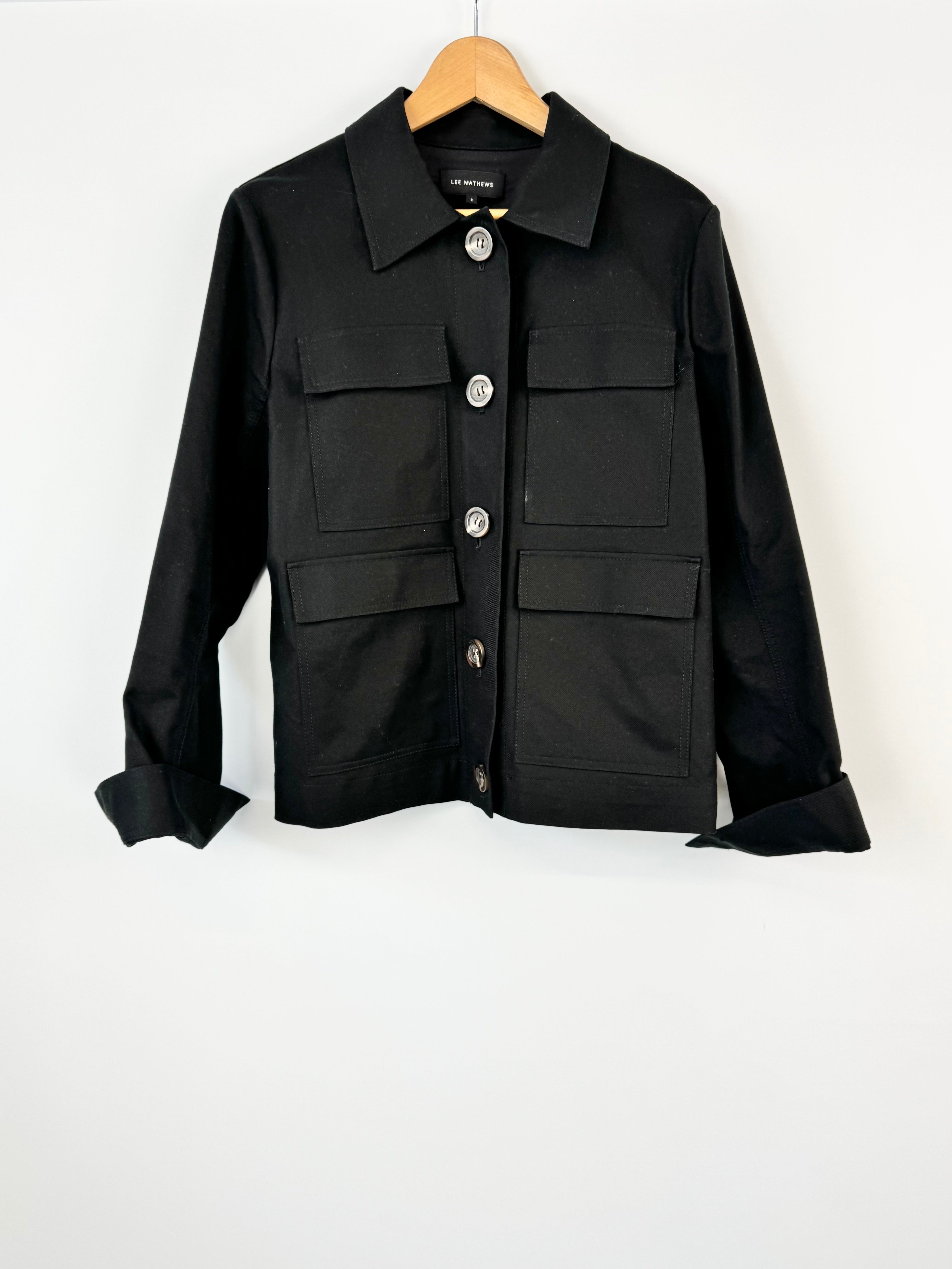 MFW Lee Mathews Black Utility Jacket - AU8/10