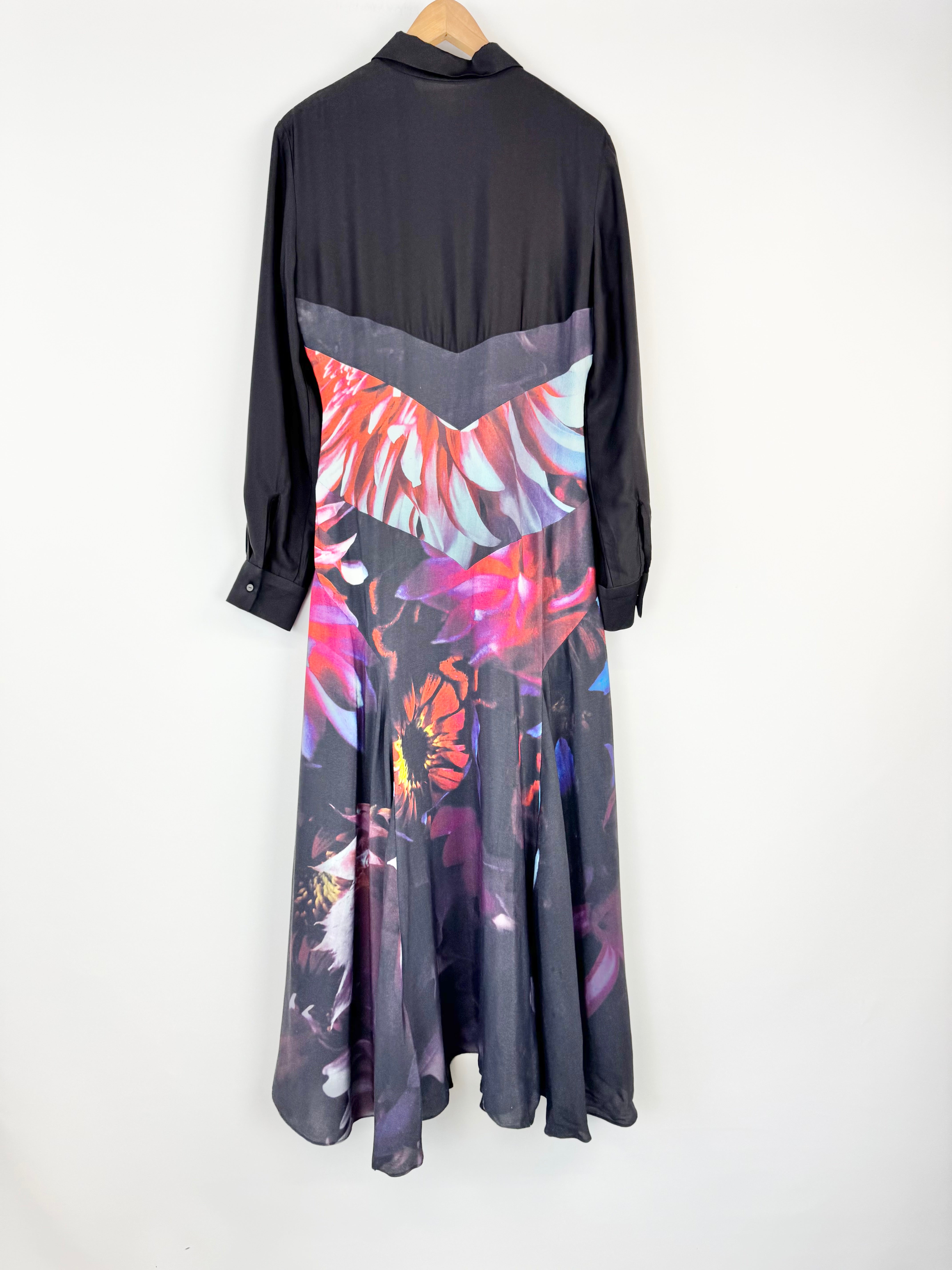 Bianca Spender Long Sleeve Maxi Dress - AU10