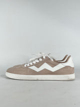 Stuart Weitzman Rose Suede Two-Tone 'Daryl' Sneakers - EU41.5