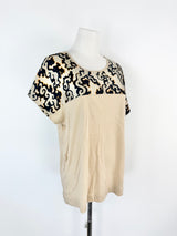 Dries van Noten Biege Spliced T-Shirt - AU6/8