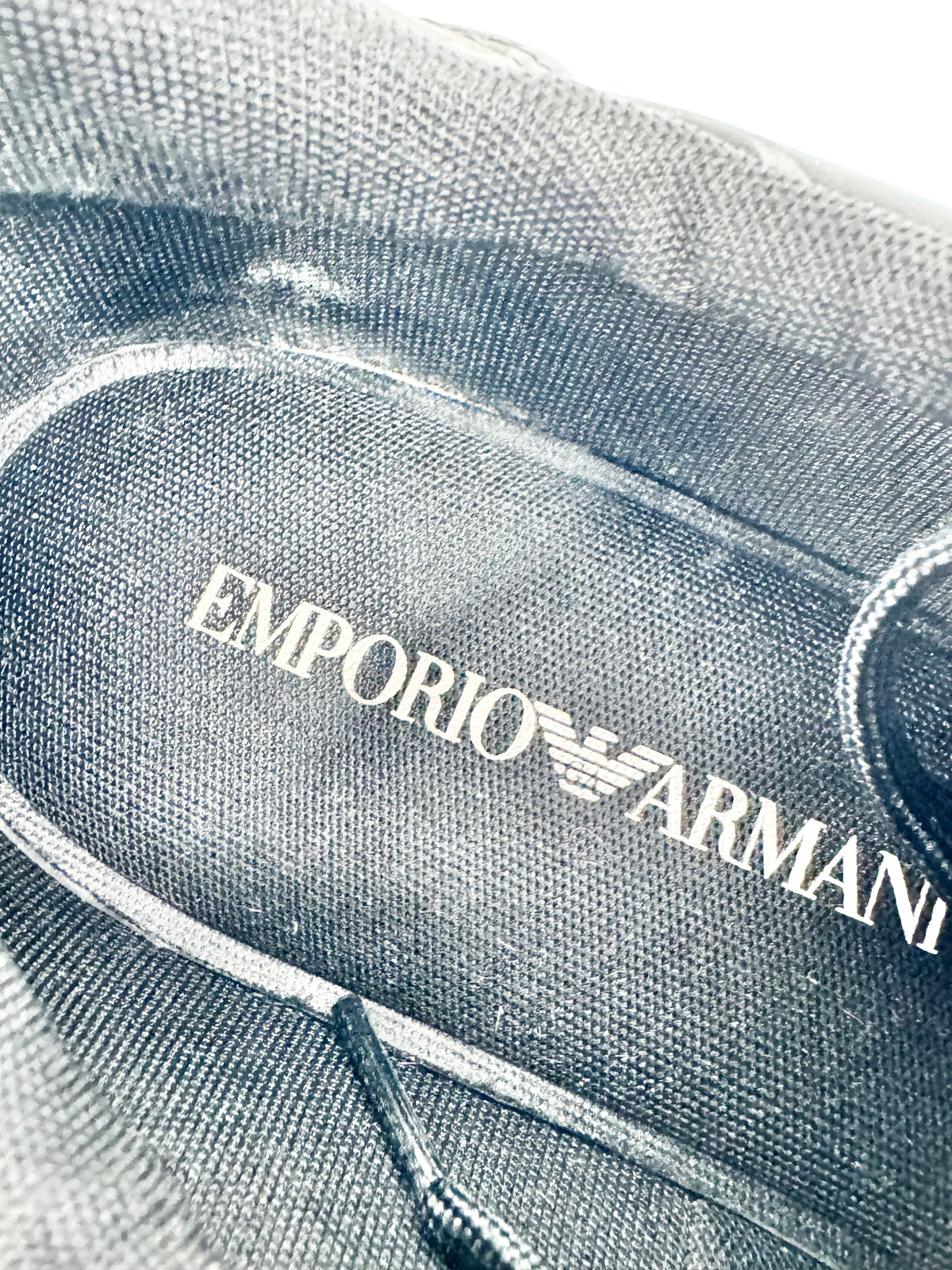 Emporio Armani Black Camo Pattern Sneakers - EU45