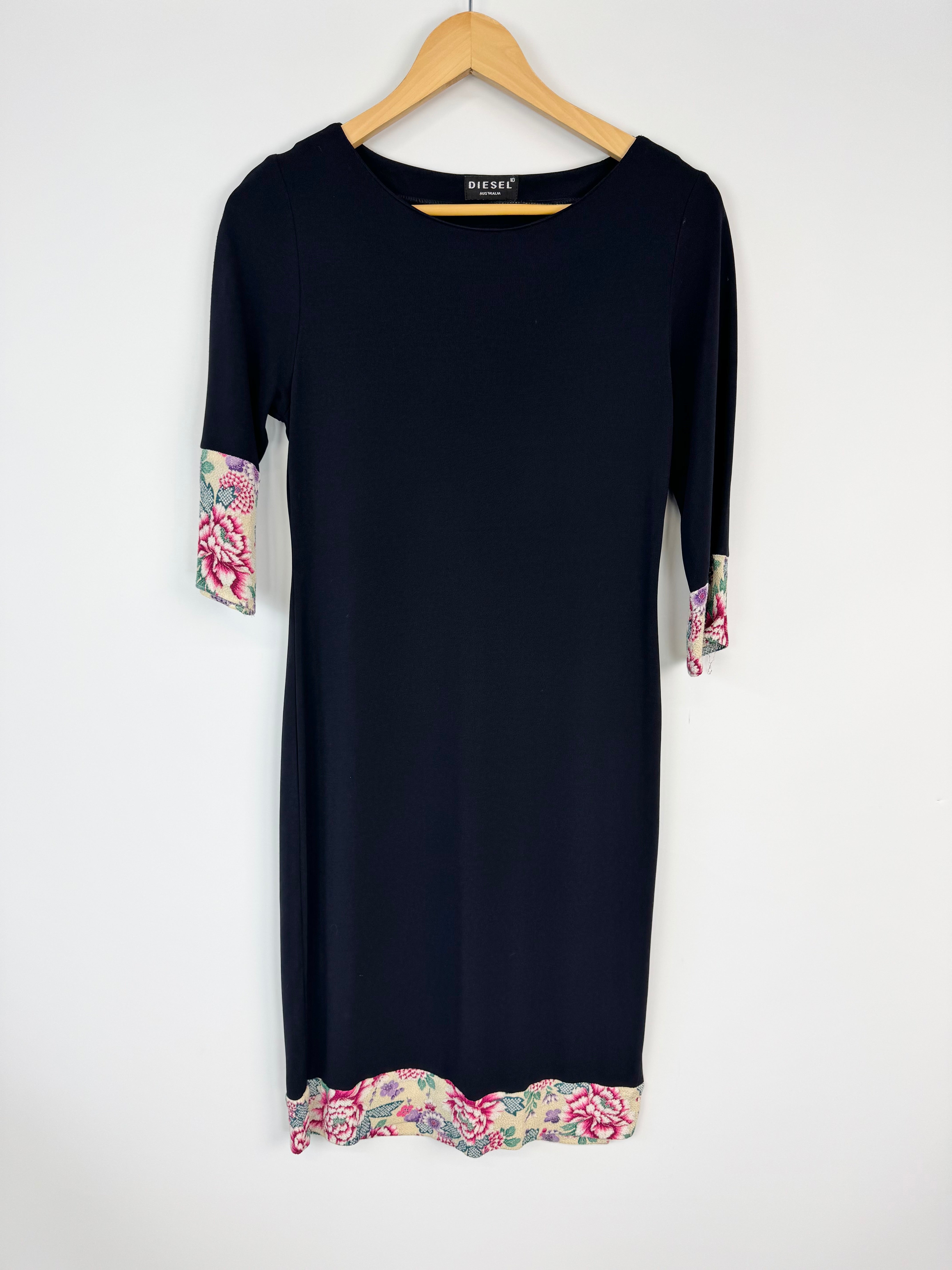 Vintage Diesel Australia Navy Blue Shift Dress - AU10