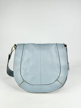 Caterina Lucchi Powder Blue Leather Cross Body Bag