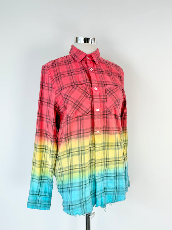 Amiri Multicoloured Plaid Shirt - S