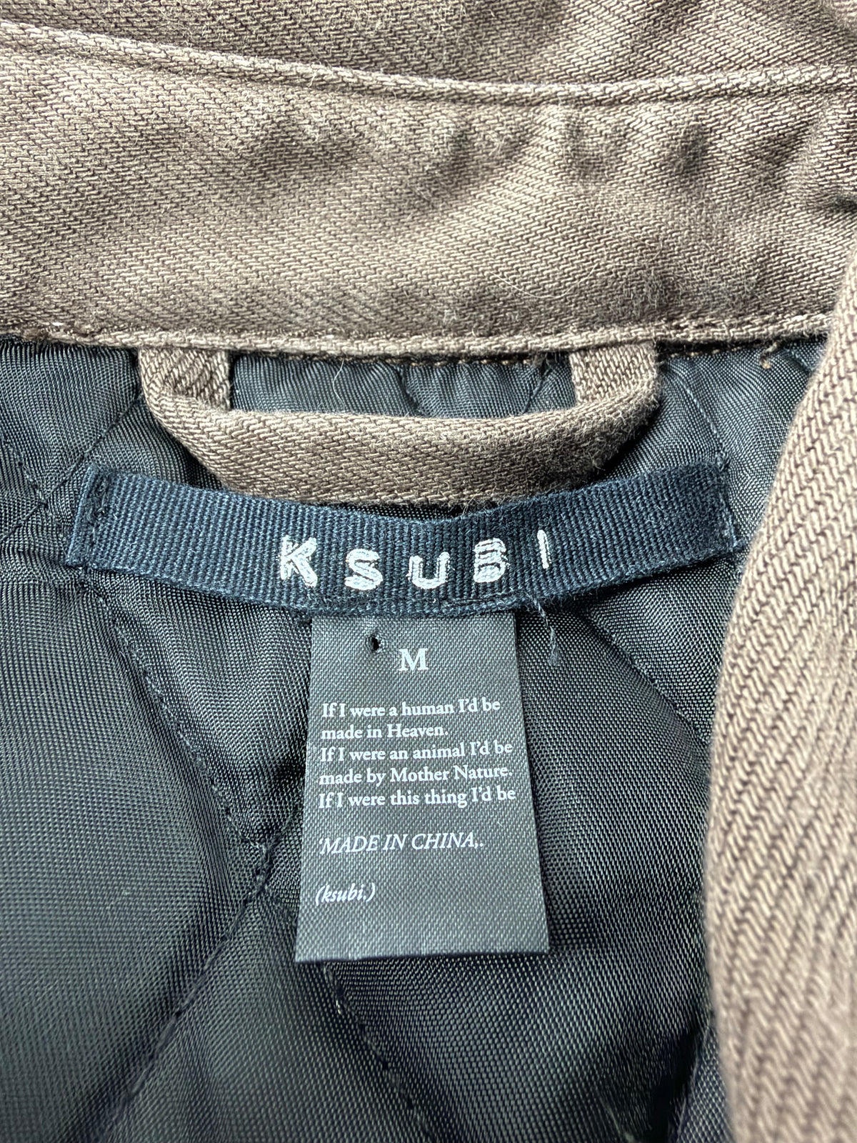 Ksubi Ash Brown Denim Jacket - M